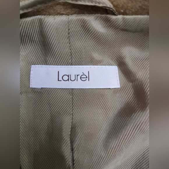 LAURÈL lightweight Wool and Angora Tan Brown Blazer. Size 34/ Small - Picture 10 of 14
